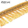 Wholesaler Custom Metallic Gold Fringe